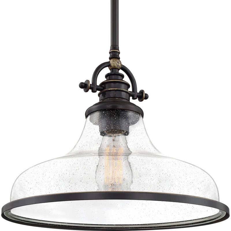 Quoizel GRTS2814PN One Light Pendant, Palladian Bronze