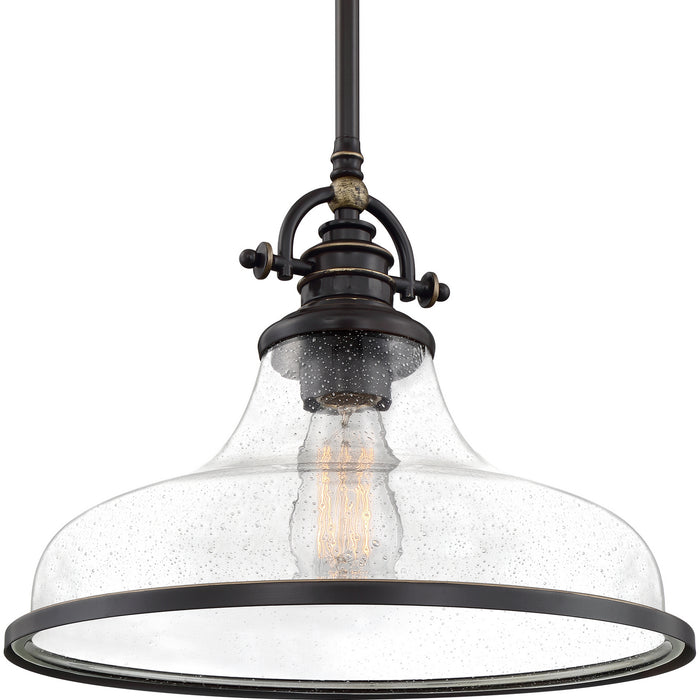 Quoizel GRTS2814PN One Light Pendant, Palladian Bronze