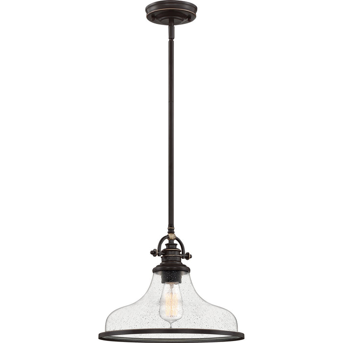 Quoizel GRTS2814PN One Light Pendant, Palladian Bronze