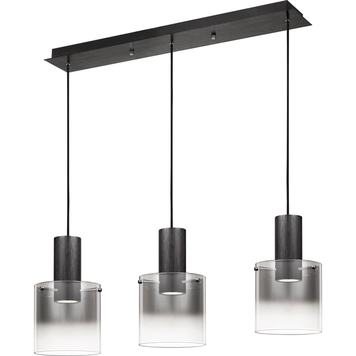 Quoizel PCKR336EK LED Island Chandelier, Earth Black