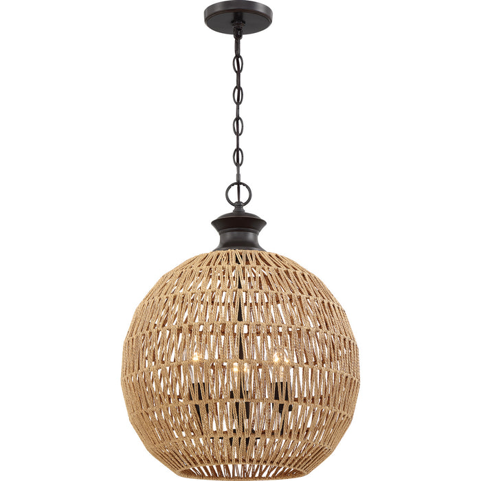 Quoizel QF4034PN Three Light Pendant, Palladian Bronze