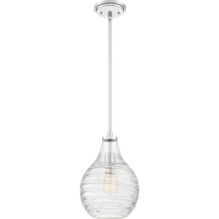 Quoizel QPP4019C One Light Mini Pendant, Polished Chrome