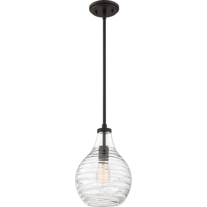 Quoizel QPP4019OZ One Light Mini Pendant, Old Bronze