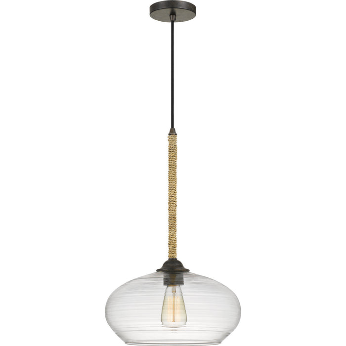 Quoizel QPP4033TK One Light Mini Pendant, Tarnished Bronze