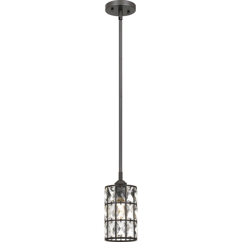Quoizel QPP4046WT One Light Mini Pendant, Western Bronze