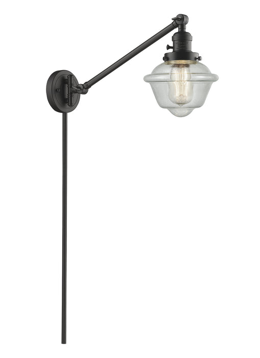 Innovations 237-OB-G534 One Light Swing Arm Lamp, Oil Rubbed Bronze