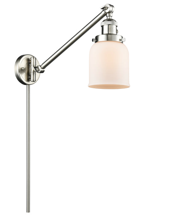 Innovations 237-SN-G51 One Light Swing Arm Lamp, Brushed Satin Nickel