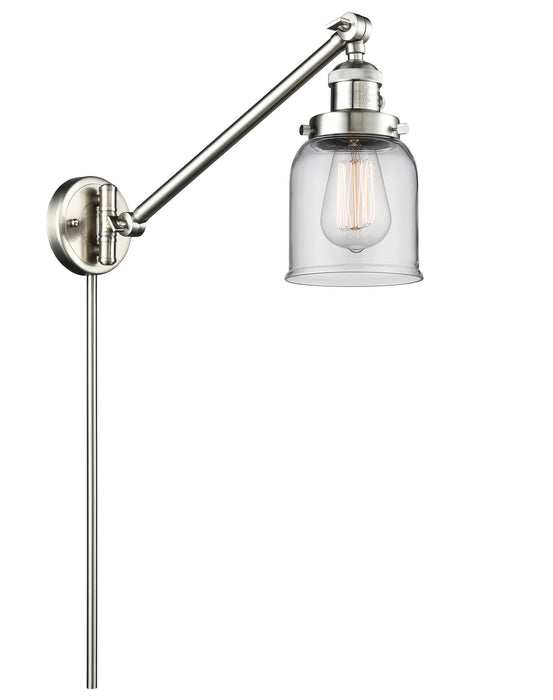 Innovations 237-SN-G52 One Light Swing Arm Lamp, Brushed Satin Nickel