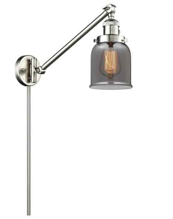 Innovations 237-SN-G53 One Light Swing Arm Lamp, Brushed Satin Nickel