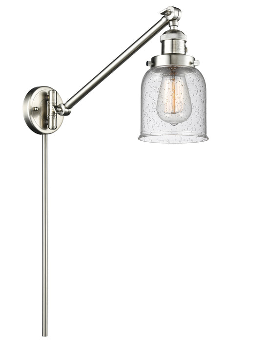 Innovations 237-SN-G54 One Light Swing Arm Lamp, Brushed Satin Nickel