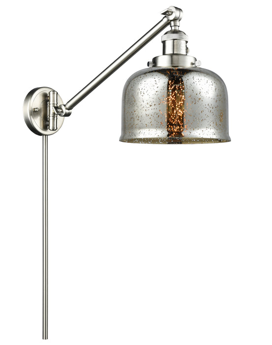 Innovations 237-SN-G78 One Light Swing Arm Lamp, Brushed Satin Nickel