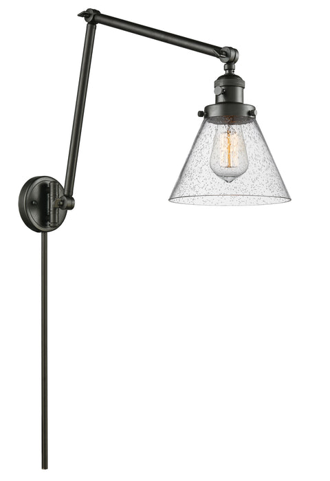 Innovations 238-OB-G44 One Light Swing Arm Lamp, Oil Rubbed Bronze