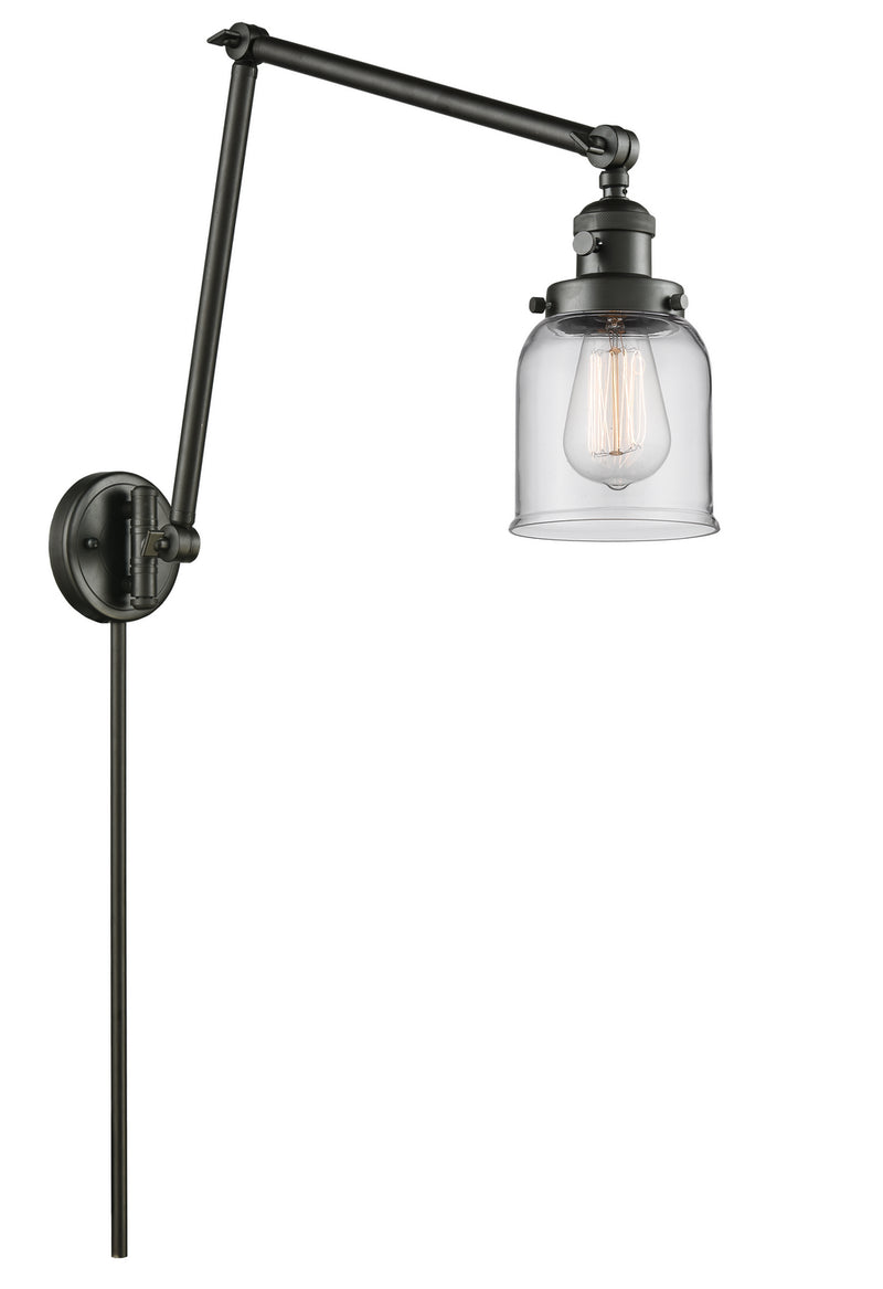 Innovations 238-OB-G52 One Light Swing Arm Lamp, Oil Rubbed Bronze