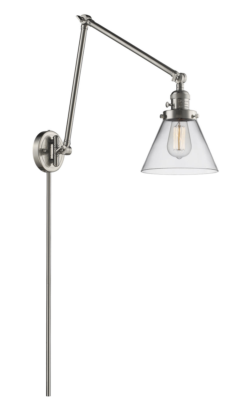 Innovations 238-SN-G42-LED LED Swing Arm Lamp, Brushed Satin Nickel