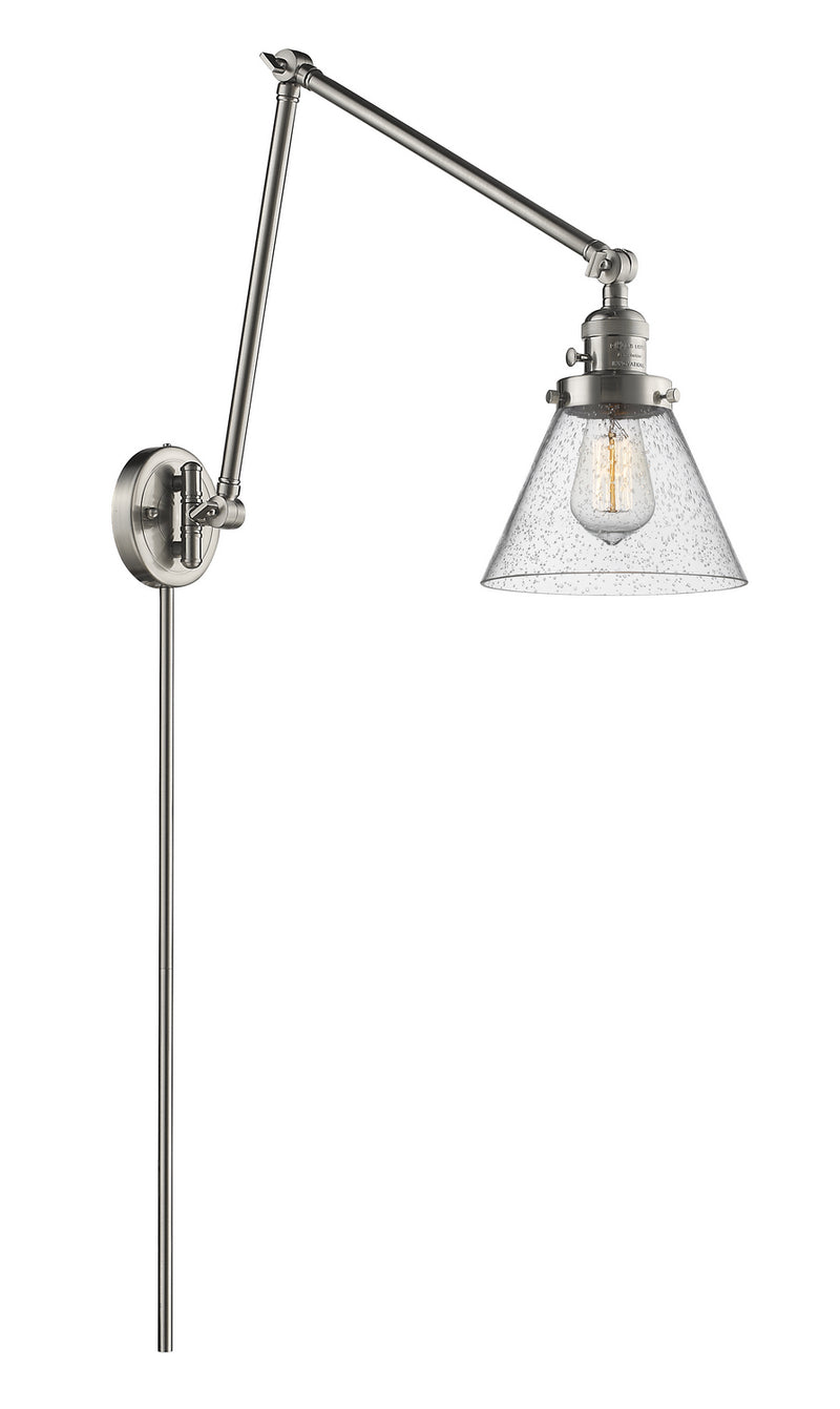 Innovations 238-SN-G44-LED LED Swing Arm Lamp, Brushed Satin Nickel