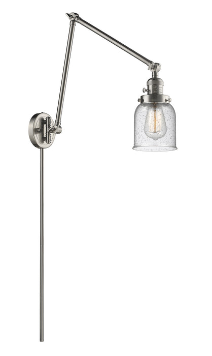 Innovations 238-SN-G54 One Light Swing Arm Lamp, Brushed Satin Nickel