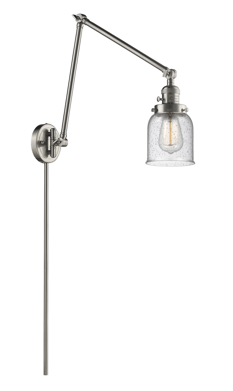 Innovations 238-SN-G54-LED LED Swing Arm Lamp, Brushed Satin Nickel