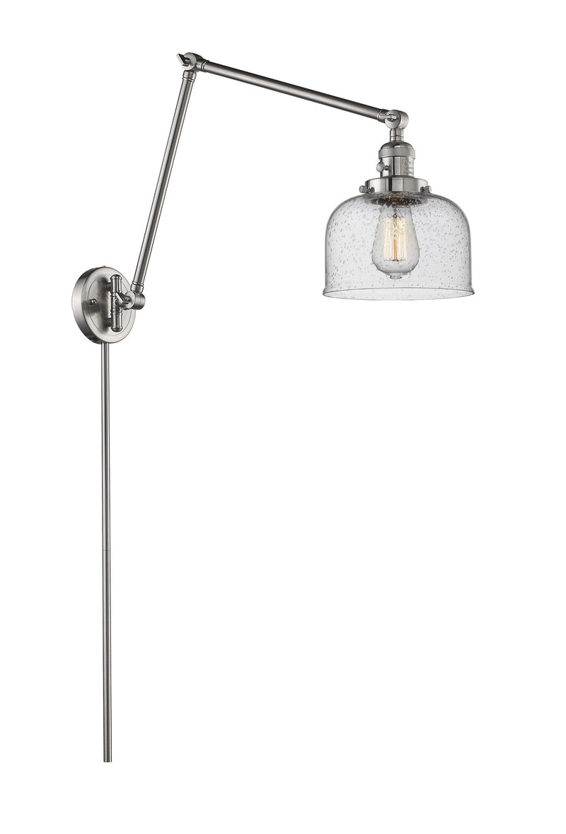 Innovations 238-SN-G74-LED LED Swing Arm Lamp, Brushed Satin Nickel