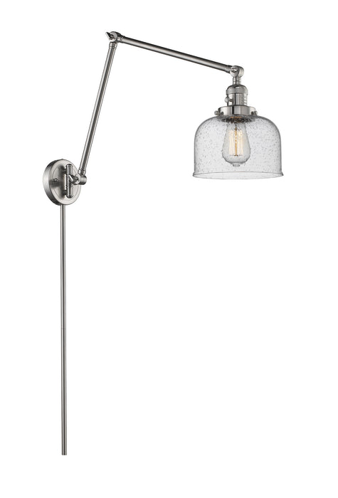 Innovations 238-SN-G74-LED LED Swing Arm Lamp, Brushed Satin Nickel