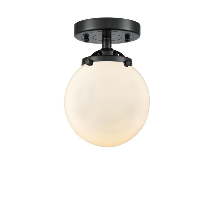 Innovations 284-1C-OB-G201-6 One Light Semi-Flush Mount, Oil Rubbed Bronze