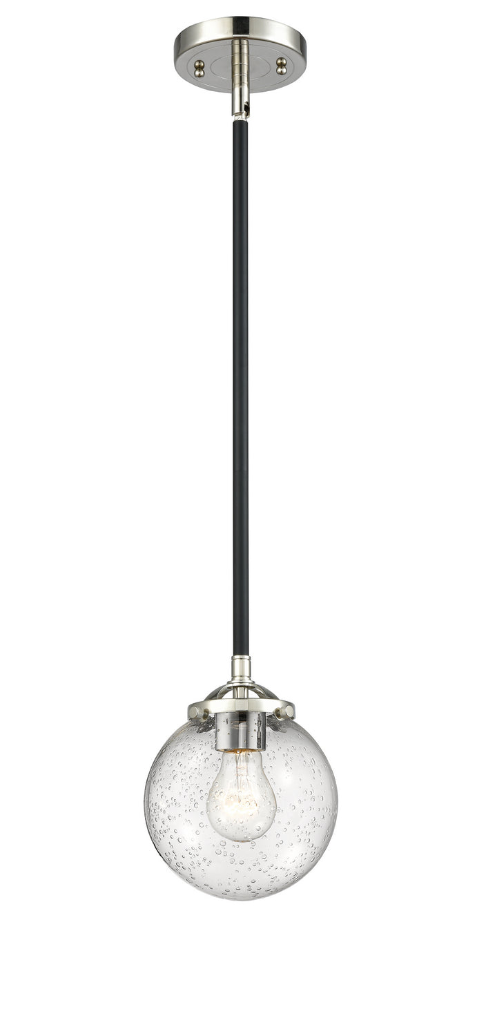 Innovations 284-1S-BPN-G204-6 One Light Mini Pendant, Black Polished Nickel