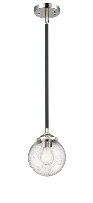 Innovations 284-1S-BPN-G204-6 One Light Mini Pendant, Black Polished Nickel