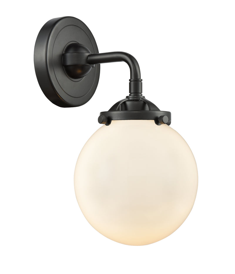 Innovations 284-1W-OB-G201-6 One Light Wall Sconce, Oil Rubbed Bronze