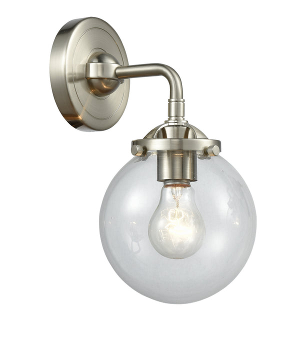 Innovations 284-1W-SN-G202-6 One Light Wall Sconce, Brushed Satin Nickel