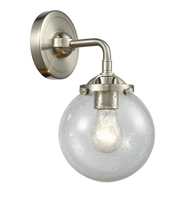 Innovations 284-1W-SN-G204-6 One Light Wall Sconce, Brushed Satin Nickel
