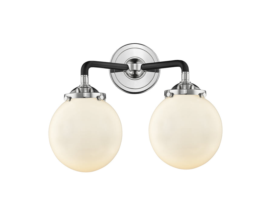 Innovations 284-2W-BPN-G201-6 Two Light Bath Vanity, Black Polished Nickel