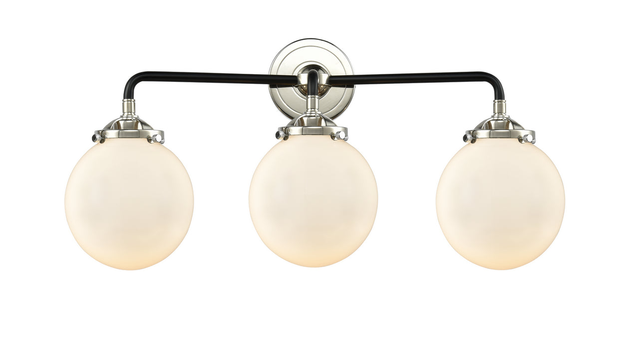 Innovations 284-3W-BPN-G201-6-LED LED Bath Vanity, Black Polished Nickel