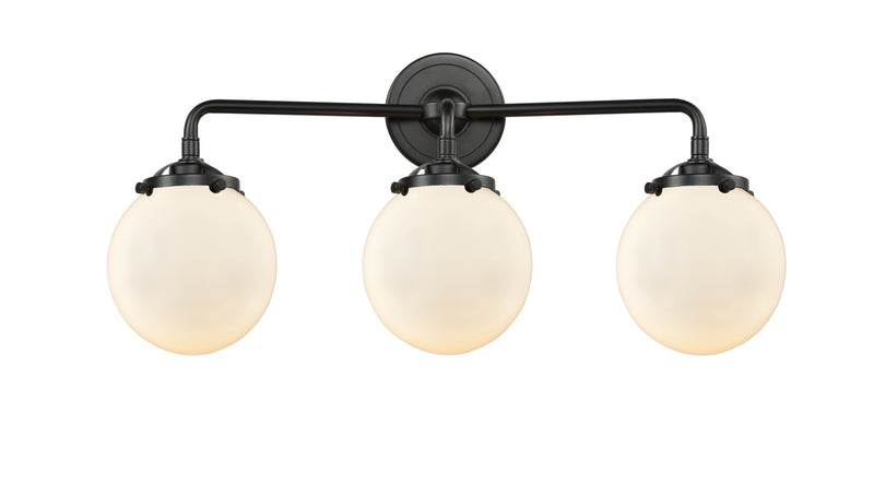Innovations 284-3W-OB-G201-6 Three Light Bath Vanity, Oil Rubbed Bronze