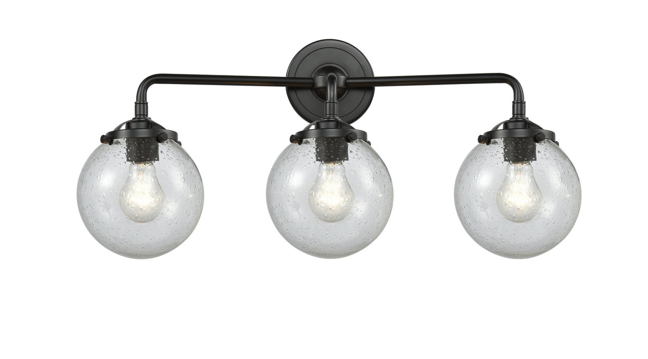 Innovations 284-3W-OB-G204-6-LED LED Bath Vanity, Oil Rubbed Bronze