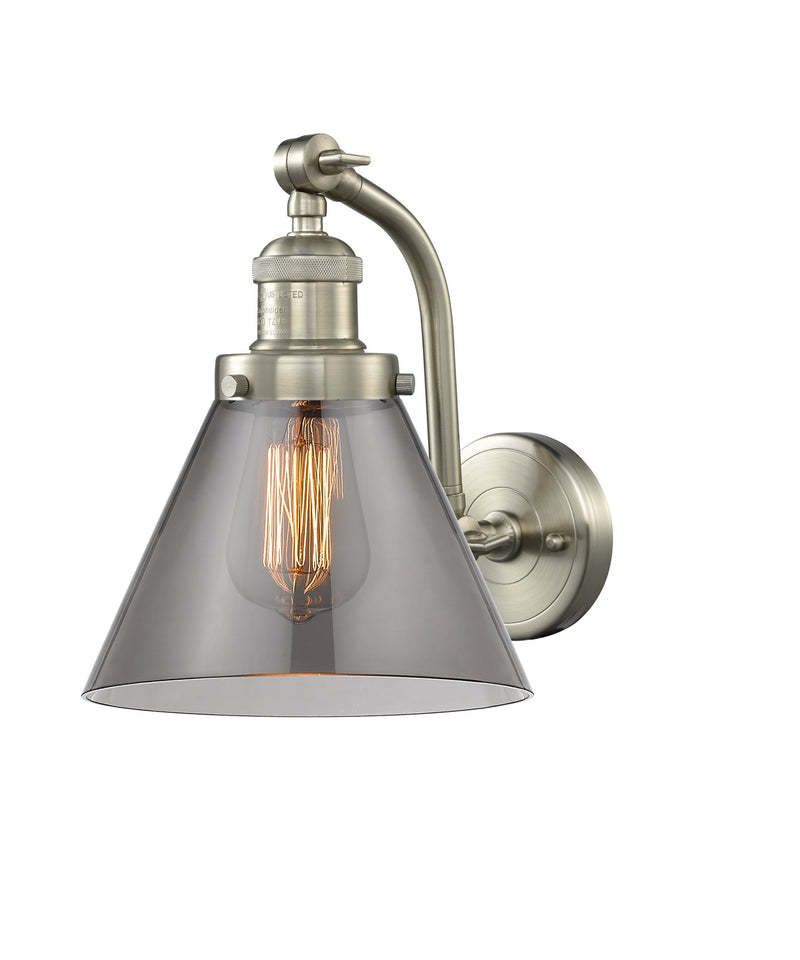 Innovations 515-1W-SN-G43 One Light Wall Sconce, Brushed Satin Nickel