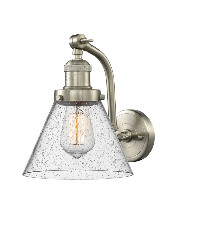 Innovations 515-1W-SN-G44 One Light Wall Sconce, Brushed Satin Nickel