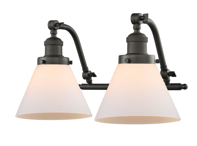 Innovations 515-2W-OB-G41 Two Light Bath Vanity, Oil Rubbed Bronze