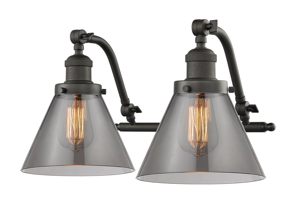 Innovations 515-2W-OB-G43 Two Light Bath Vanity, Oil Rubbed Bronze