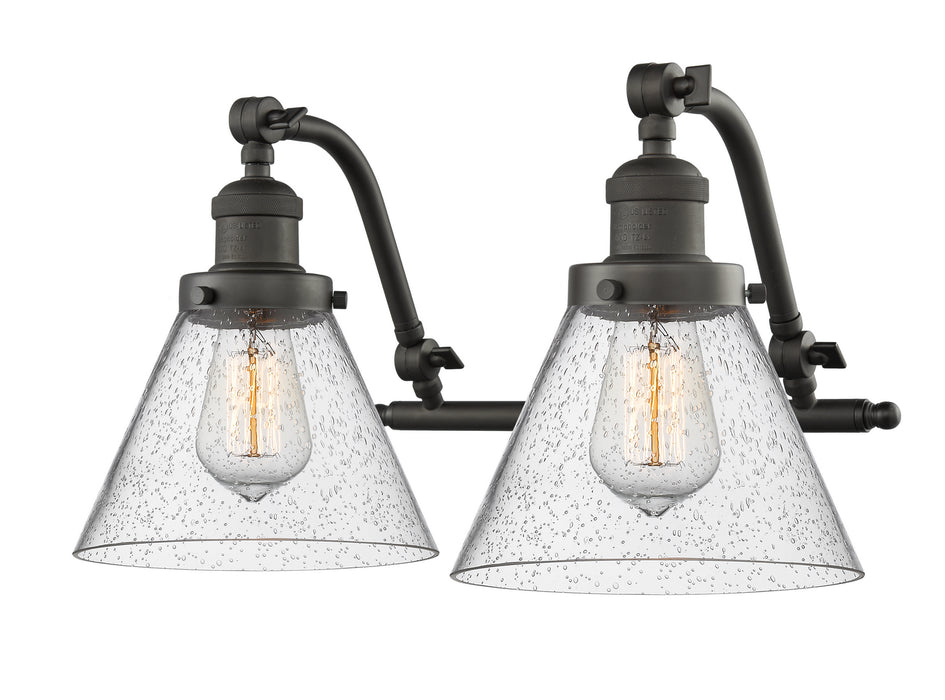 Innovations 515-2W-OB-G44 Two Light Bath Vanity, Oil Rubbed Bronze