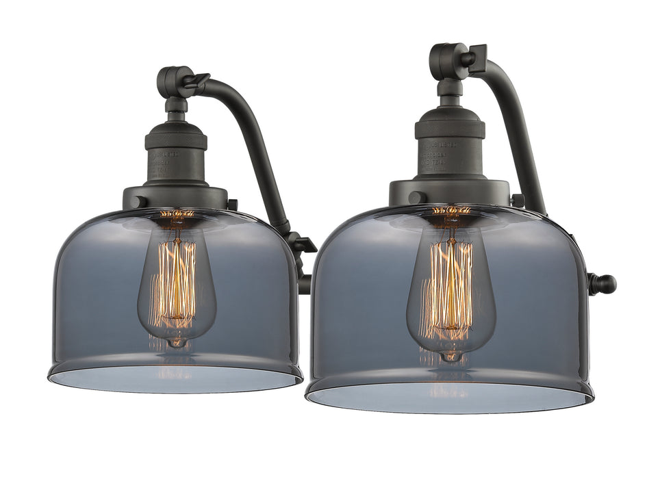 Innovations 515-2W-OB-G73 Two Light Bath Vanity, Oil Rubbed Bronze
