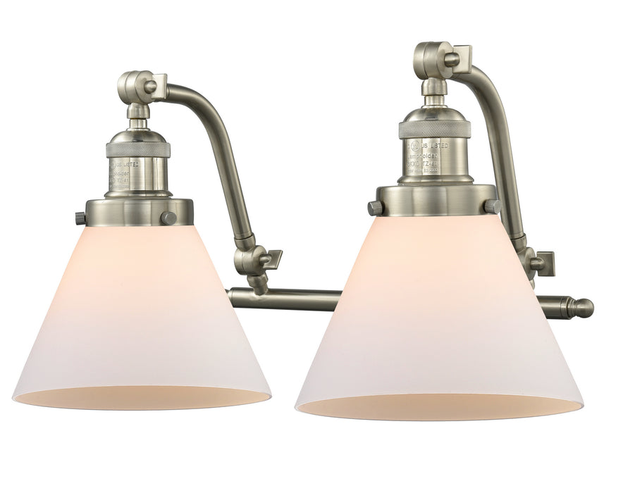 Innovations 515-2W-SN-G41 Two Light Bath Vanity, Brushed Satin Nickel