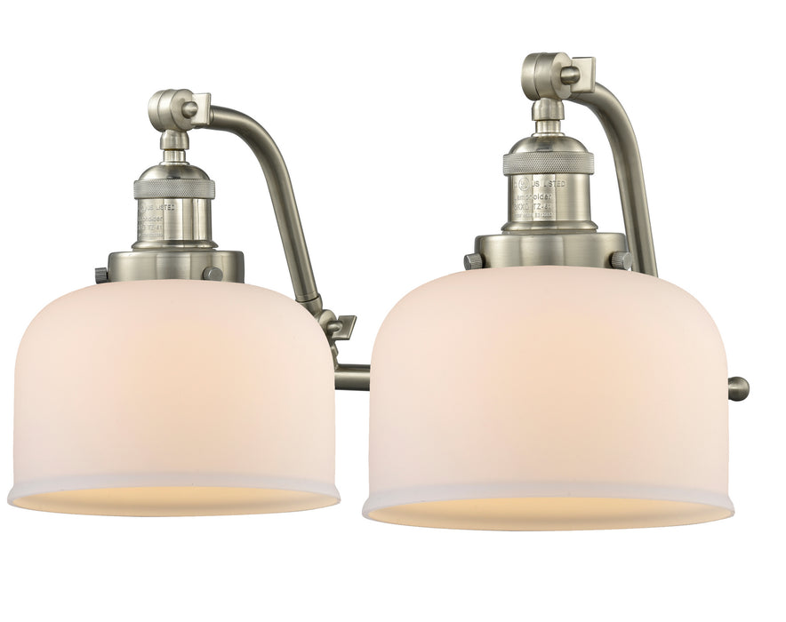 Innovations 515-2W-SN-G71 Two Light Bath Vanity, Brushed Satin Nickel