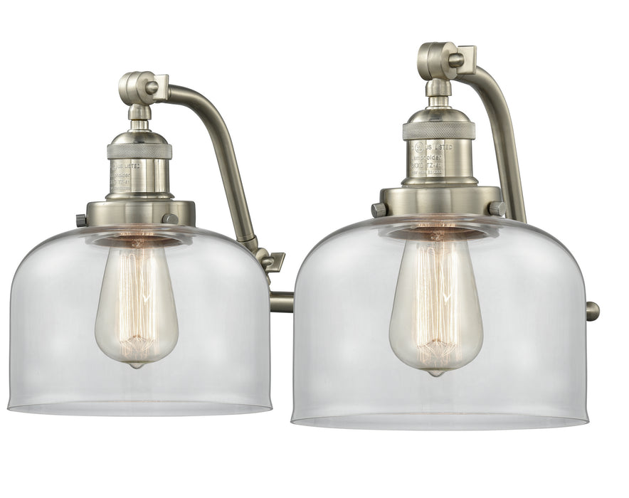 Innovations 515-2W-SN-G72 Two Light Bath Vanity, Brushed Satin Nickel