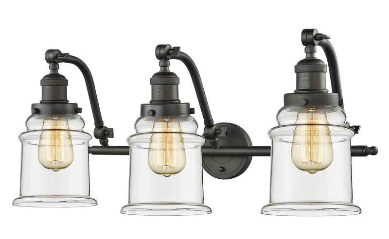 Innovations 515-3W-OB-G182 Three Light Bath Vanity, Oil Rubbed Bronze