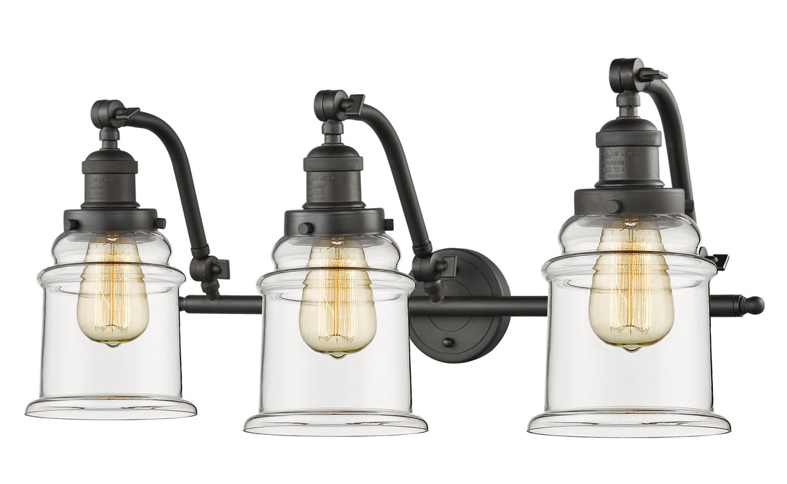 Innovations 515-3W-OB-G182 Three Light Bath Vanity, Oil Rubbed Bronze