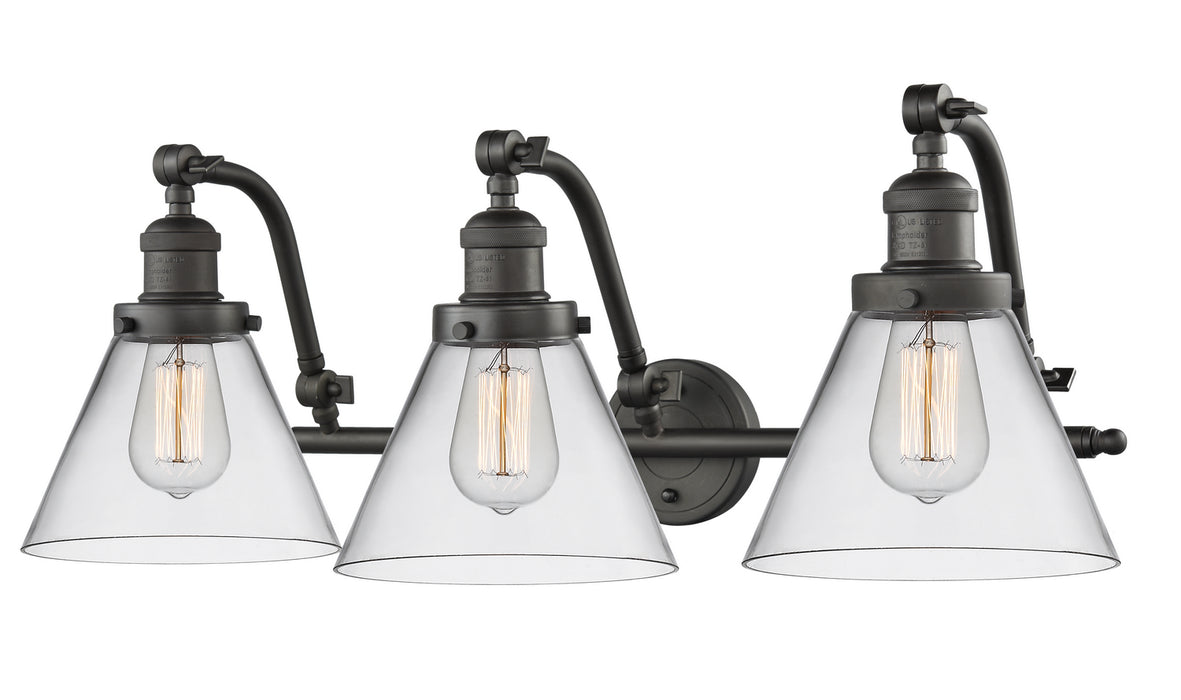 Innovations 515-3W-OB-G42 Three Light Bath Vanity, Oil Rubbed Bronze