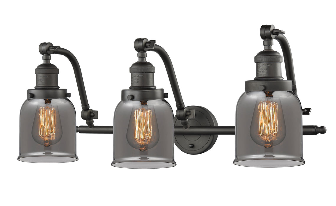 Innovations 515-3W-OB-G53 Three Light Bath Vanity, Oil Rubbed Bronze