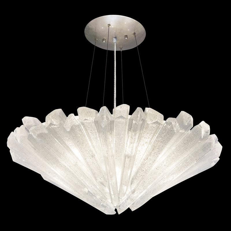Fine Art 870240-2ST Three Light Pendant, Silver