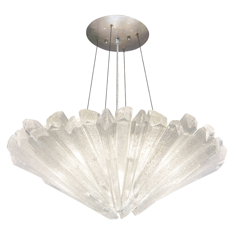 Fine Art 870240-2ST Three Light Pendant, Silver
