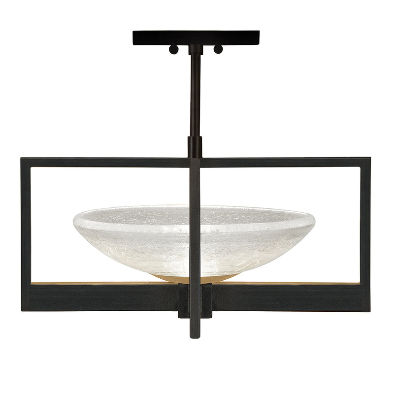 Fine Art 896440-3ST LED Semi-Flush Mount, Black