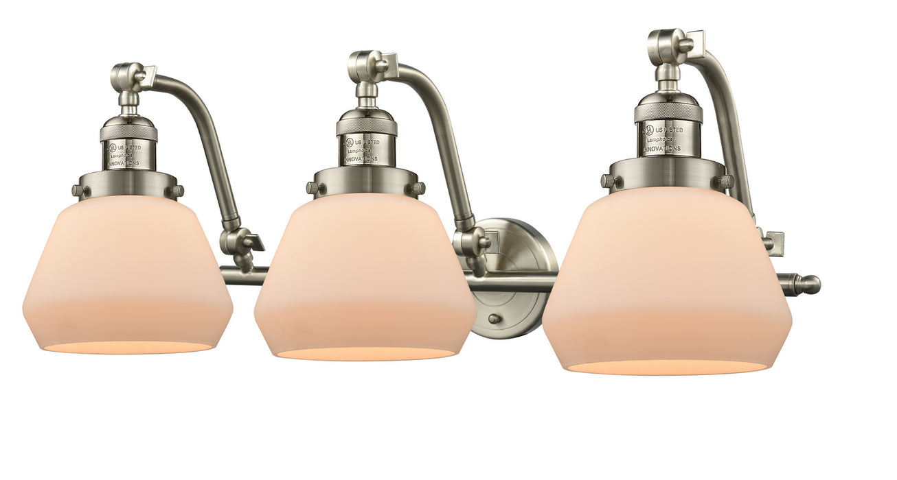 Innovations 515-3W-SN-G171 Three Light Bath Vanity, Brushed Satin Nickel